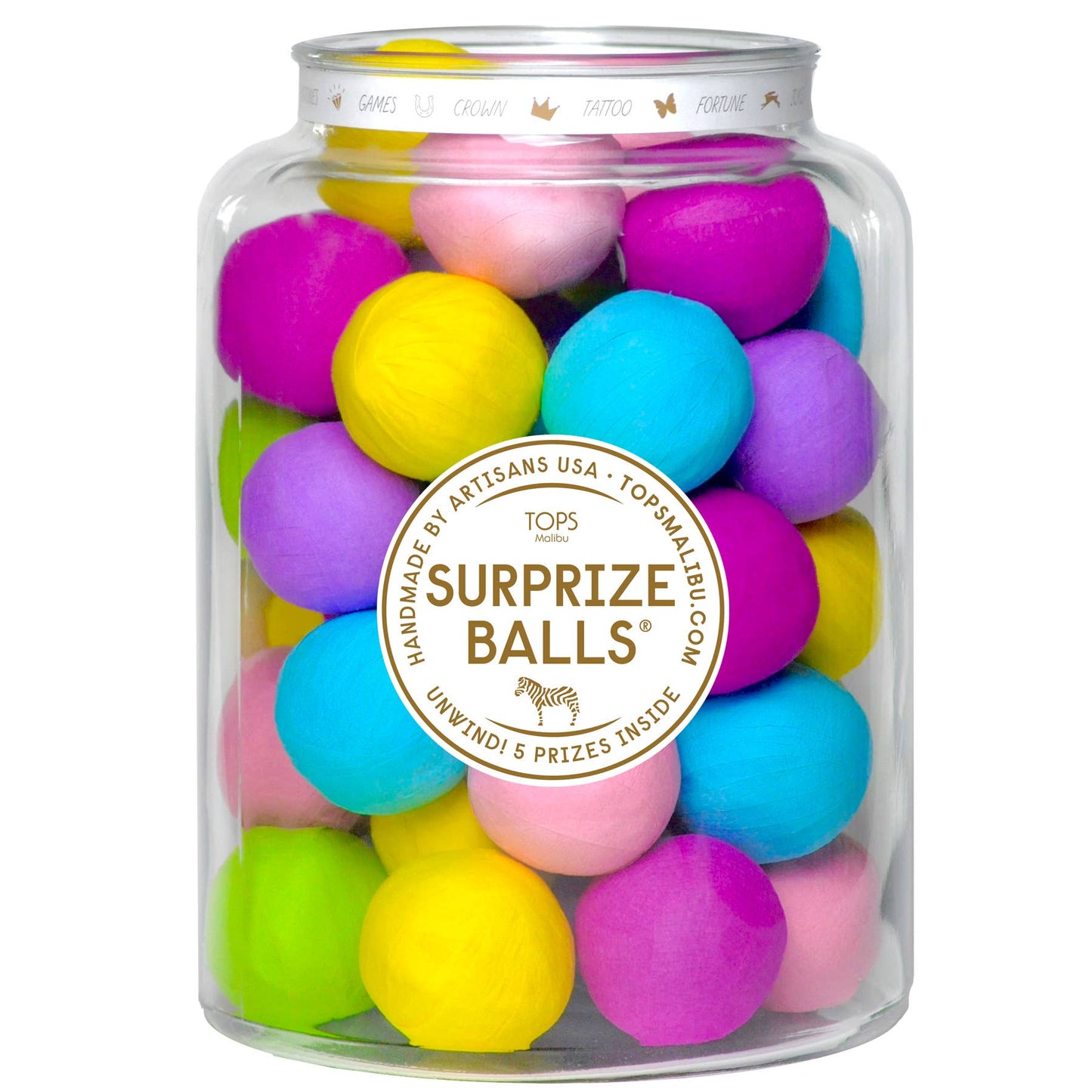 Mini Surprize Ball - Assortment of Tropical Colors