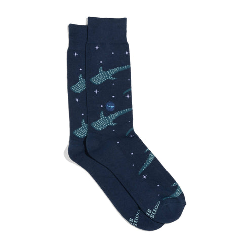 Socks that Protect Whale Sharks - Navy