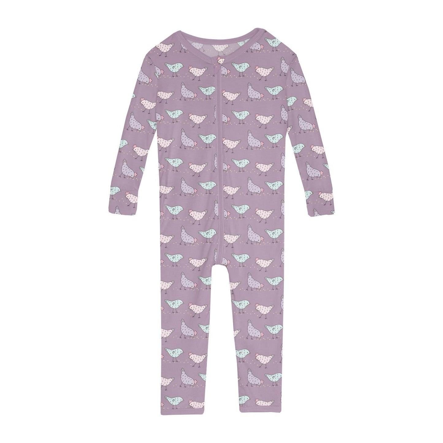 Convertible Sleeper (Zipper) - Lavender Chickens