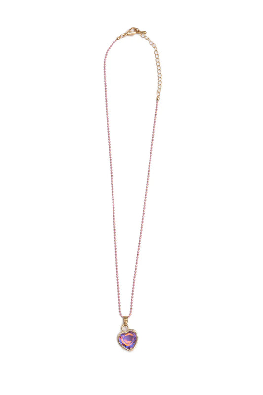 Jewelry (Kids) - Boutique Chic Lilac Love Necklace