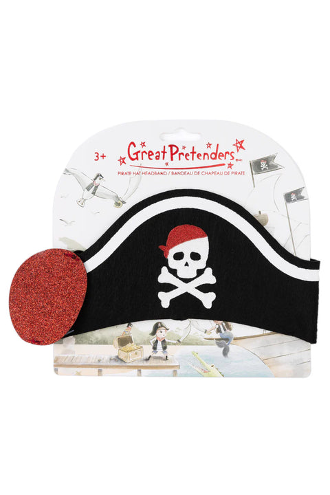 Dress Up - Pirate Hat Headband with Eyepatch