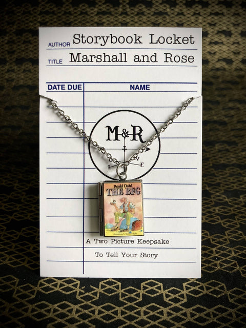 Necklace - Book Locket: The BFG Stainless Steel