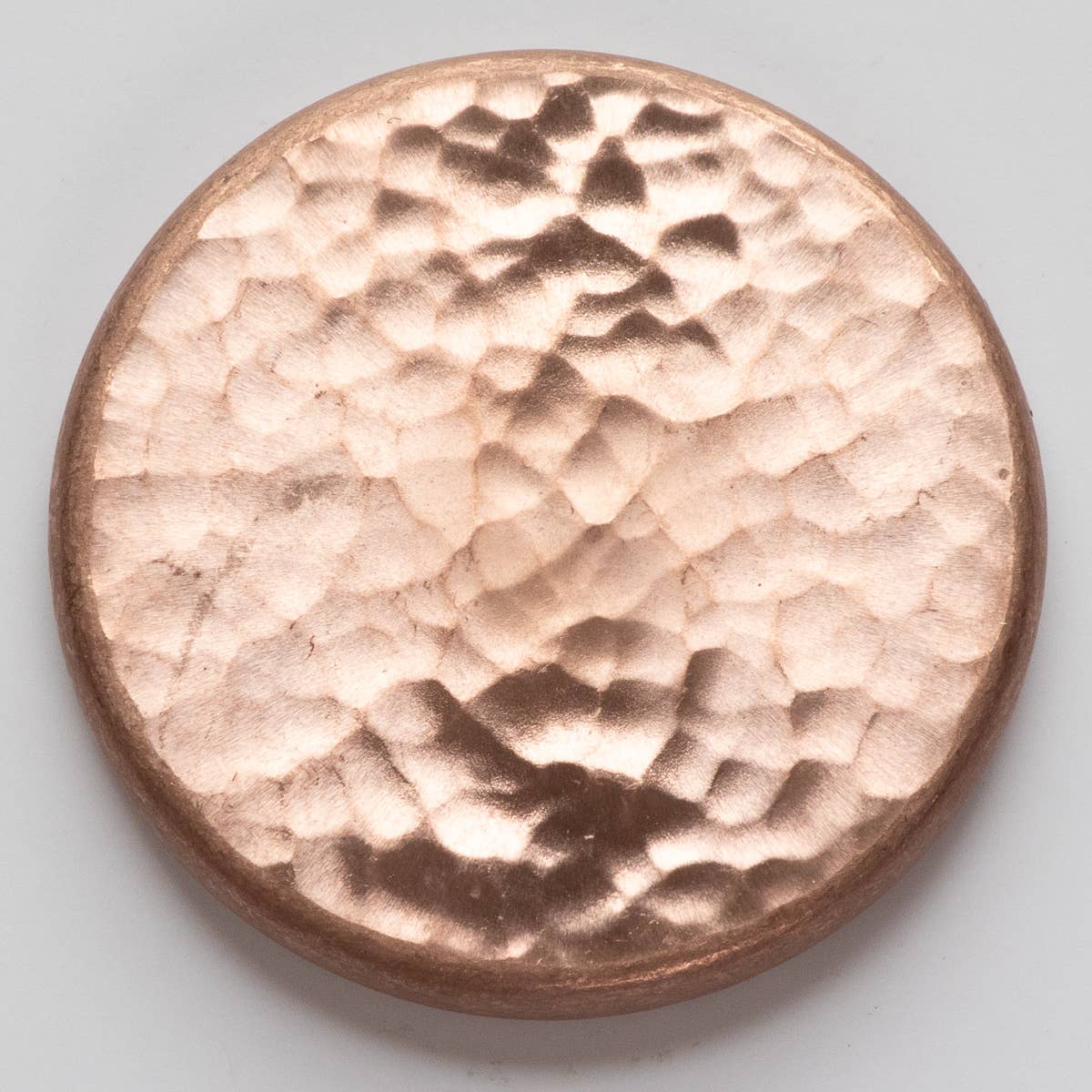 Deluxe Worry Coin - Geometric and Hammered Copper Coin