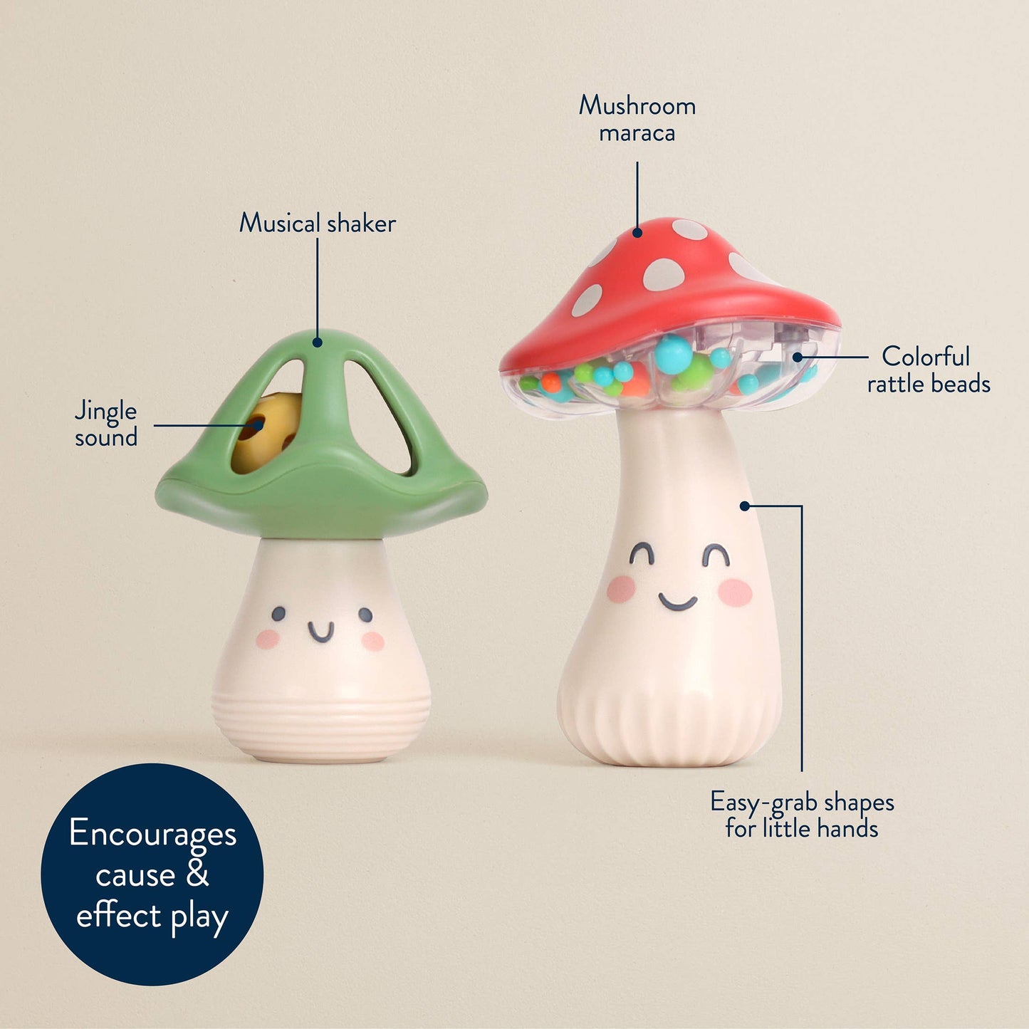 Itzy Mini Maracas™ - Mushrooms