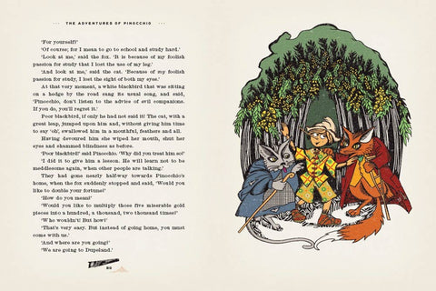 Book (Hardcover) - Adventures of Pinocchio: MinaLima Edition