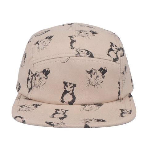Hat (5 Panel) - Opossum Khaki