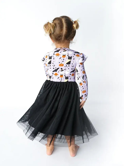 Tulle Twirl Dress - Spooky Cute Purple