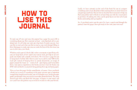 A Reading Journal - Main Character Energy