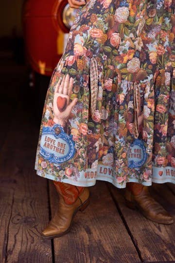 Atelier Skirt - Love Language with Floral Print