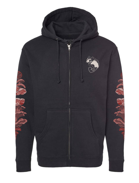 Hoodie (Full Zip) - Awesome Opossum