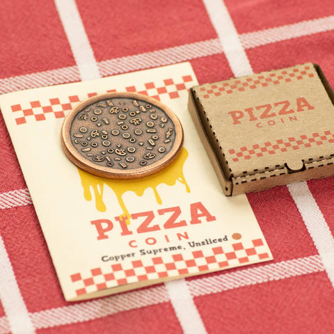 Coin - Supreme Pizza With Tiny Pizza Box