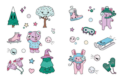 Sticker Book (Paperback) - Creepy Cute