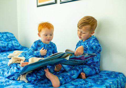 Convertible Footie (Zipper) - Mushroom Forest