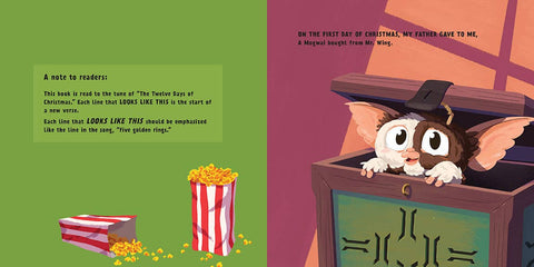 Book (Hardcover) - Gremlins: Gizmo's 12 Days of Christmas