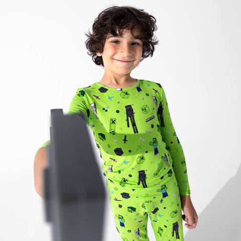 2 Piece Pajama Set - Minecraft Mob Squad