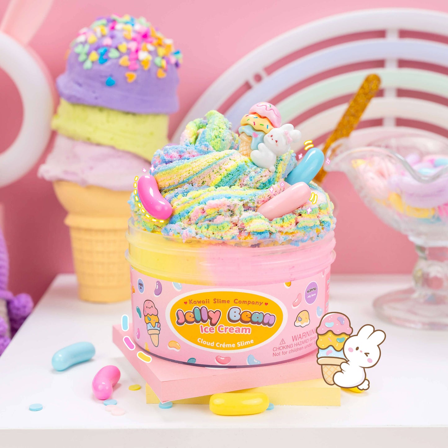 Slime - Jelly Bean Ice Cream Cloud Creme