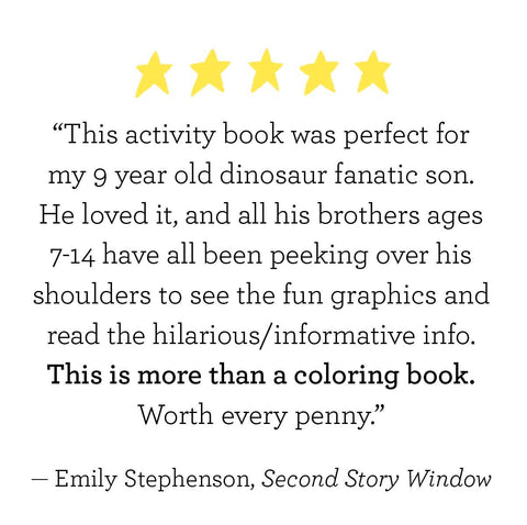 Coloring & Activity Book - Dinosaurs