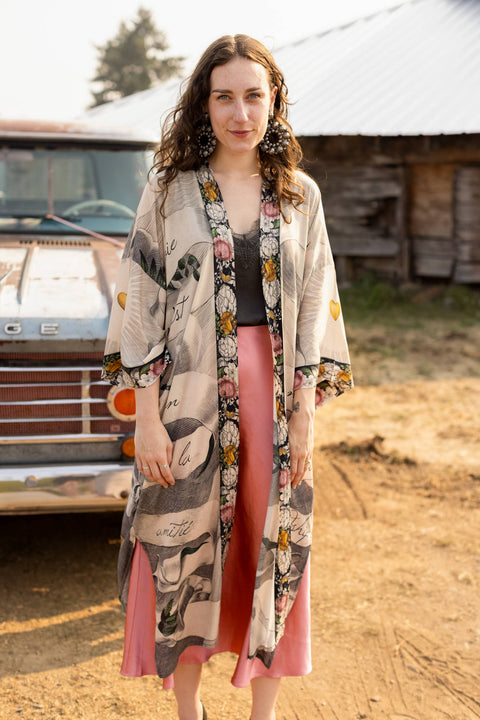 Bamboo Boho Kimono Duster - Take My Hand