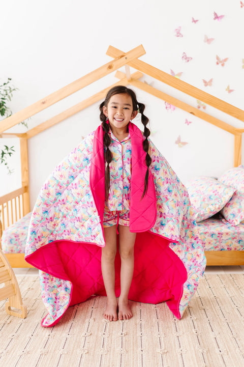 Toddler Blanket - Dahlia Quilt