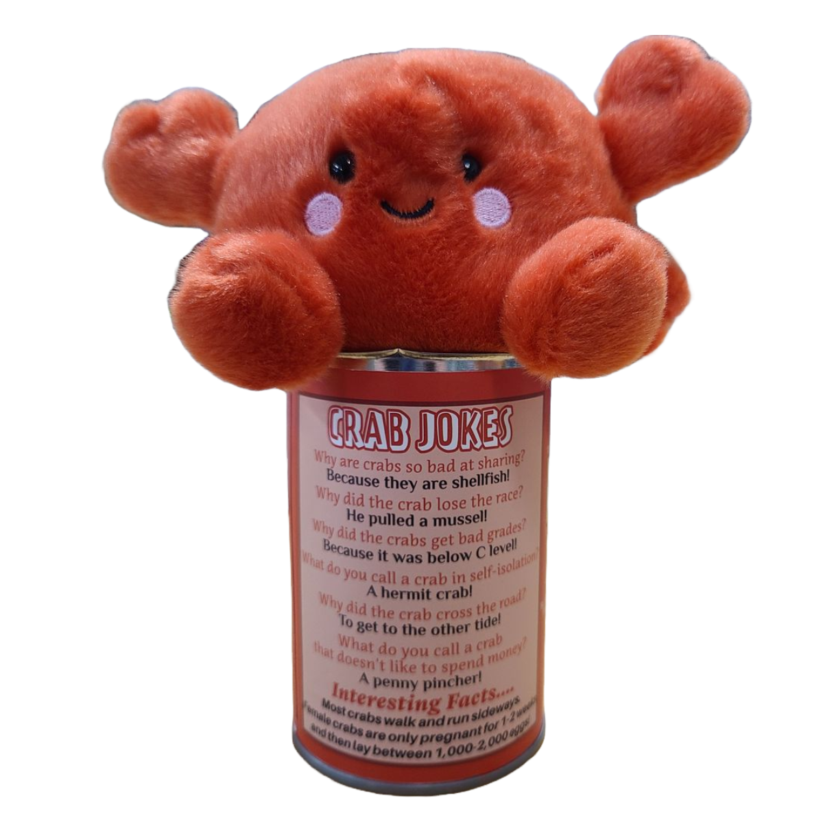 Stuffed Animal - Sandy the Canned Crab