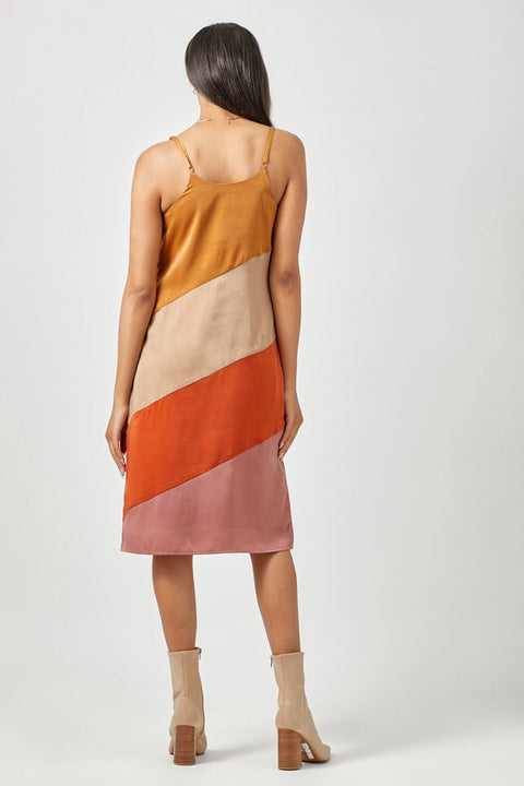 Dress - Color Blocked Slip