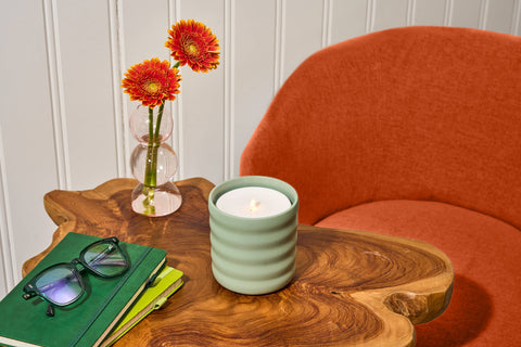 Flameless Candle Diffuser - Bubble (Green)