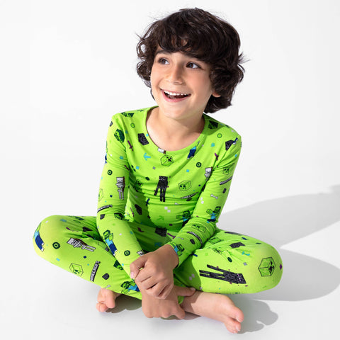 2 Piece Pajama Set - Minecraft Mob Squad