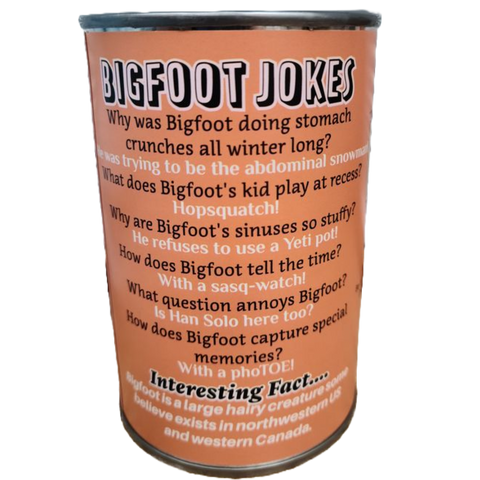 Stuffed Animal - Canned Bigfoot