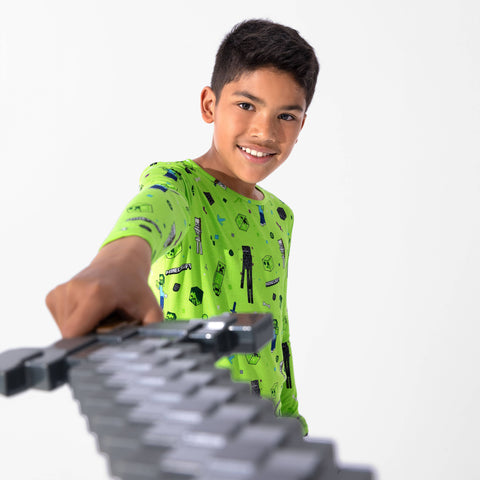 2 Piece Pajama Set - Minecraft Mob Squad