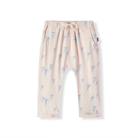 Cotton Stretch Jogger - Sunset Jellyfish