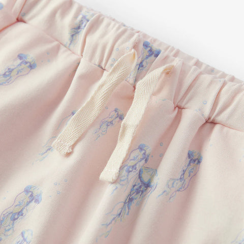 Cotton Stretch Jogger - Sunset Jellyfish