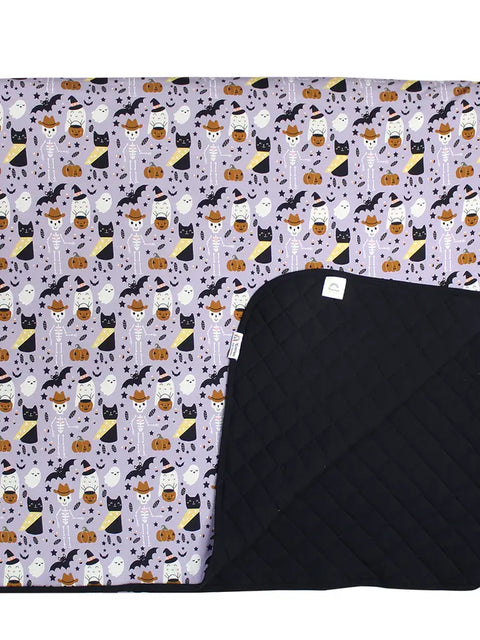 Quilt (Twin) - Spooky Cute Purple