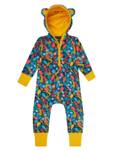 Hooded Playsuit - Tropic