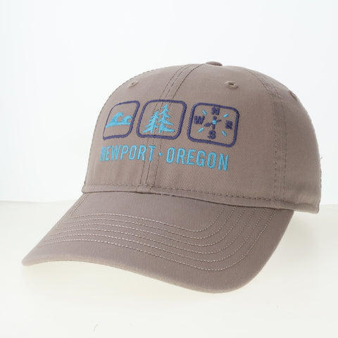 Hat - Epic Washed Cap Newport Oregon Morning Hike (Khaki)