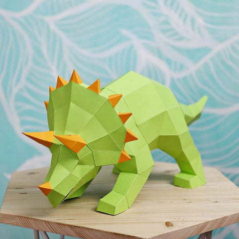 3D PaperCraft - Triceratops Lamp