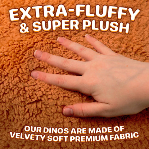 Stuffed Animals - Extra Fluffy Dino Nugget Bronto Barry