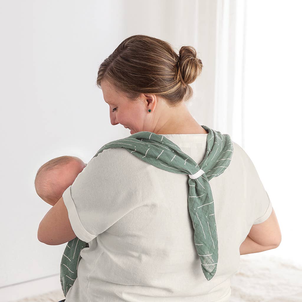 Breastfeeding Boss™ - Sage Mudcloth