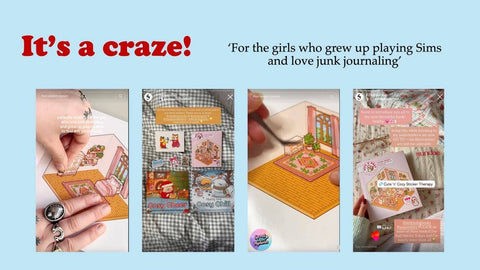 Sticker Book - Cute 'n' Cozy Sticker Therapy
