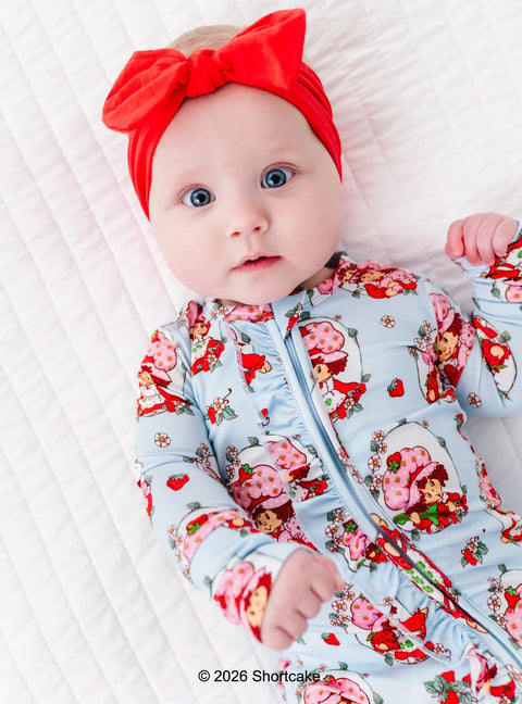 Ruffle Romper (Convertible) - Strawberry Shortcake