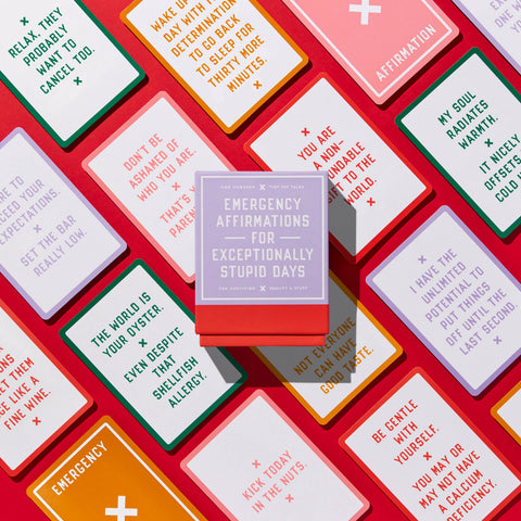 Card Deck - Brass Monkey Emergency Affirmations Exceptionally Stupid Day