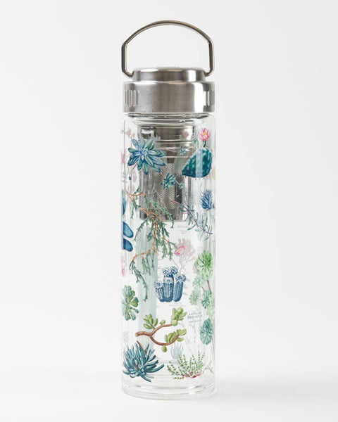 Glass Tea Infuser - Succulents