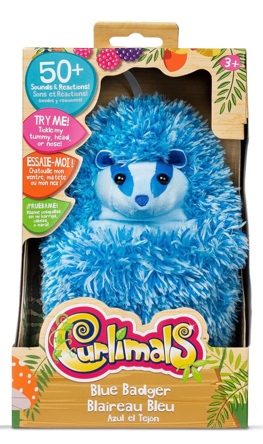Toy - Curlimals Blue Badger