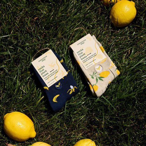 Kids Socks that Plant Trees - Bananas
