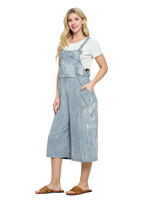 Romper - Overall Hippie Spiral Brushed Dye