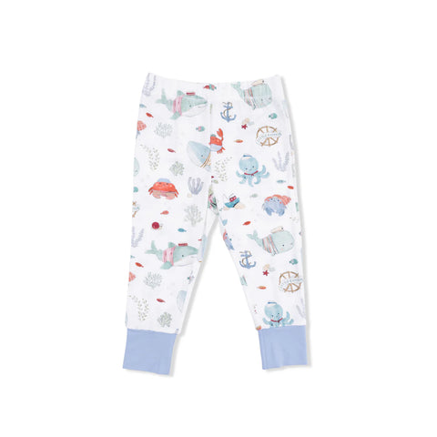 2 Piece Pajamas (Short Sleeve) - Sailor Sea Creatures