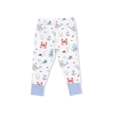 2 Piece Pajamas (Short Sleeve) - Sailor Sea Creatures