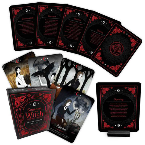 Seasons of the Witch: Samhain Oracle DELUXE EDITION by Lorriane Anderson: Flashcards; 184 pages / English