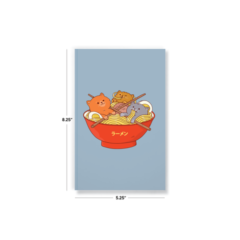 Journal (Soft Cover) - Ramen and Cats