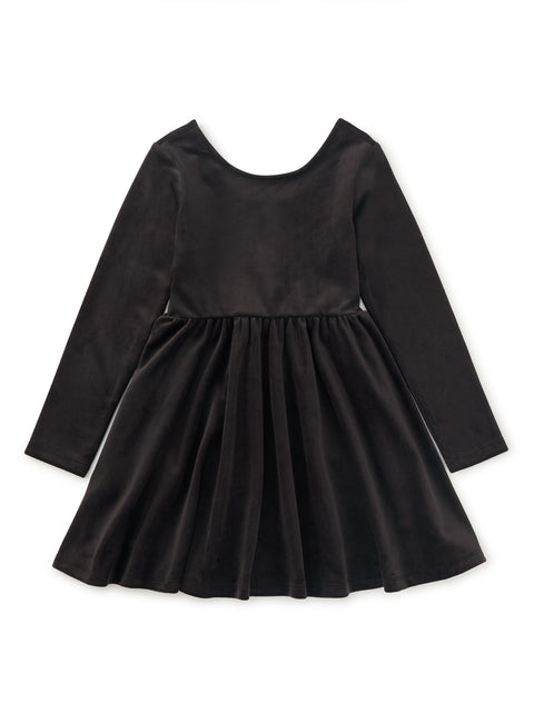 Velour Ballet Dress - Black