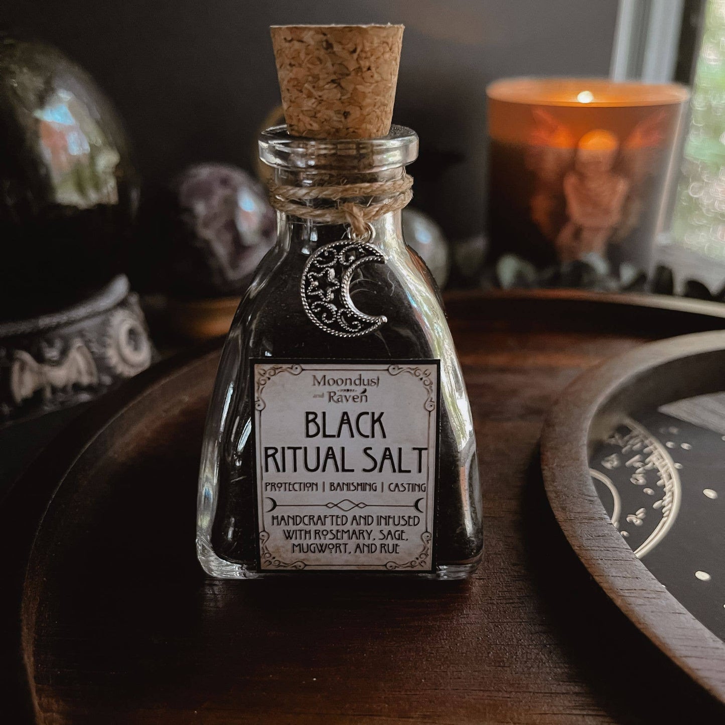 Black Ritual Salt - Witches Black Salt, Protection